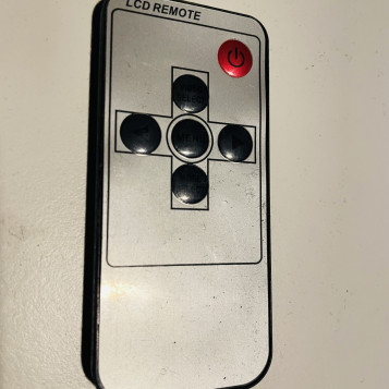 Pilot do sterowania LCD remote control szary