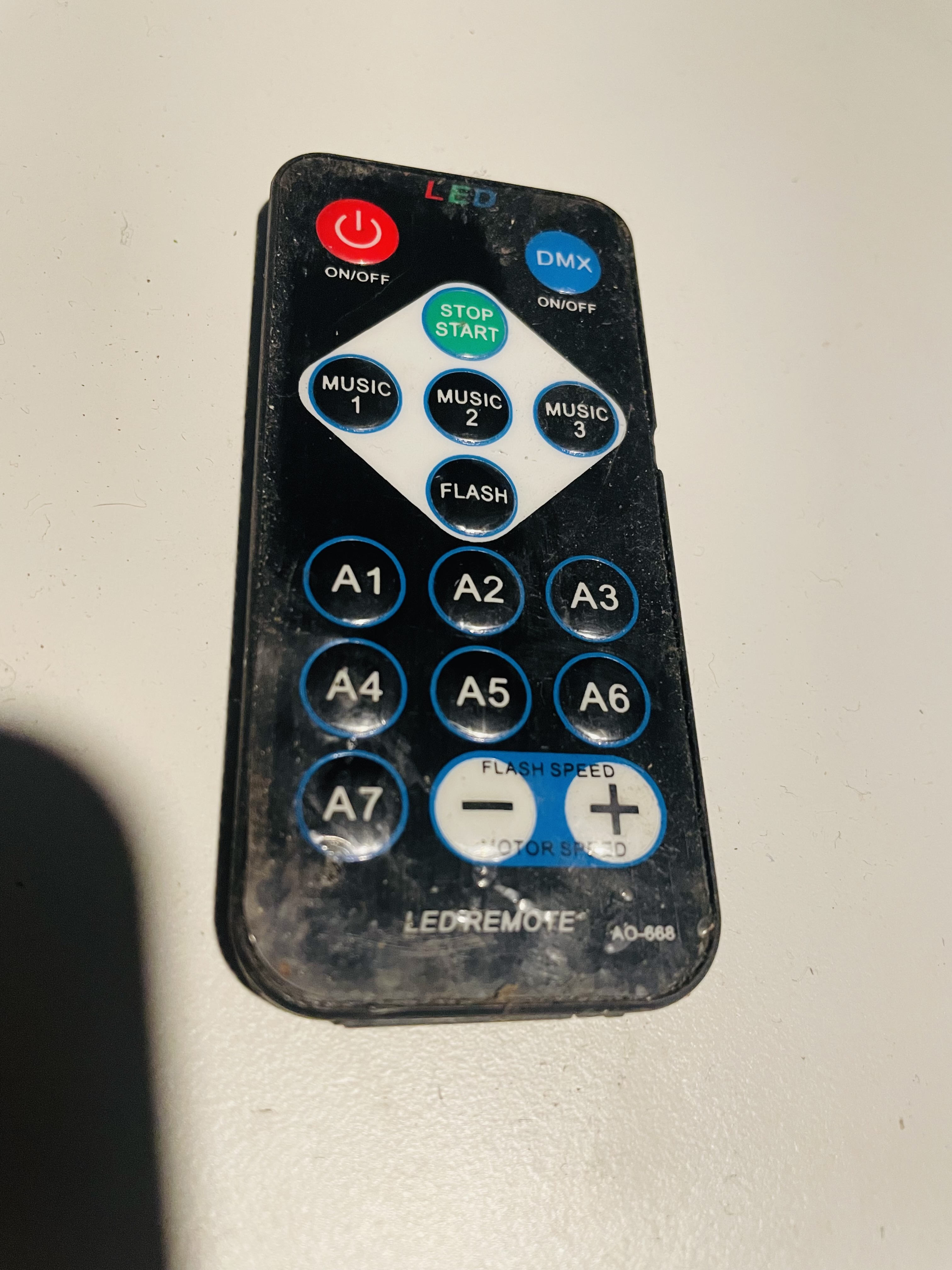 Pilot LED Remote do kuli AO-668 LED RGB