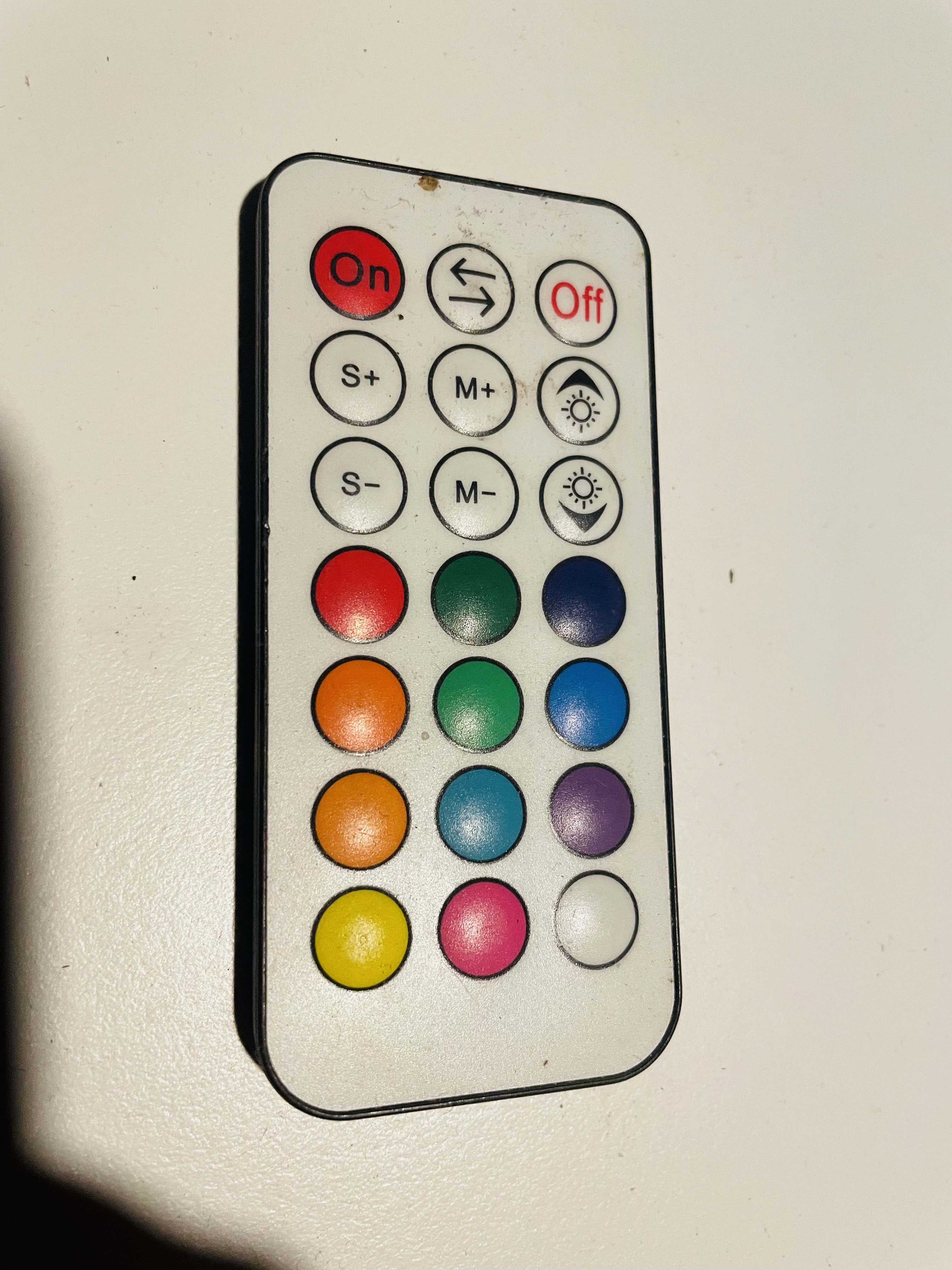 Pilot do sterowania Wireless taśmy LED RGB