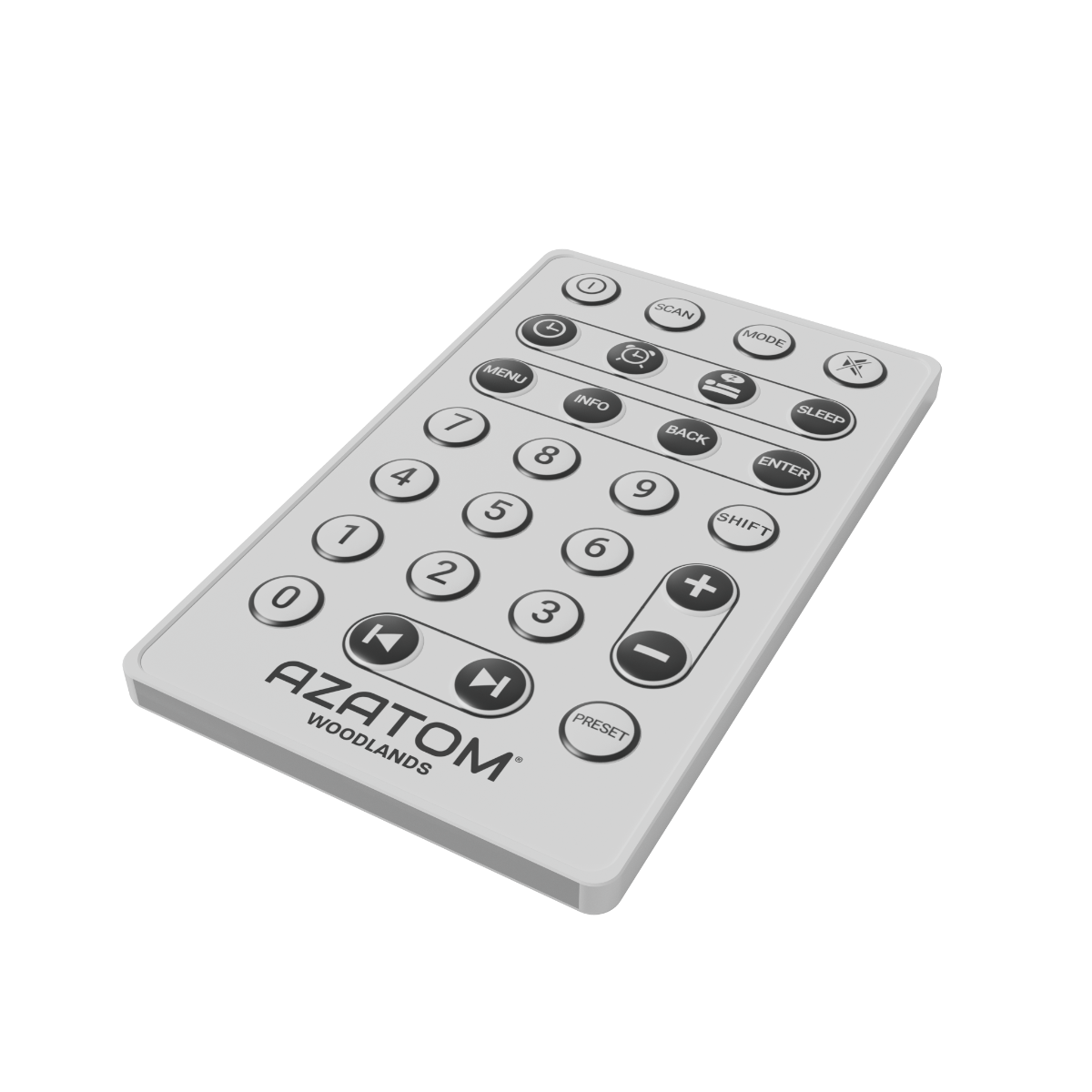 Original remote control for Woodlands WD1 DAB & FM AZATOM radio