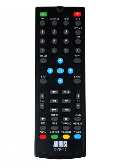 Oryginalny pilot do dekodera August DVB400