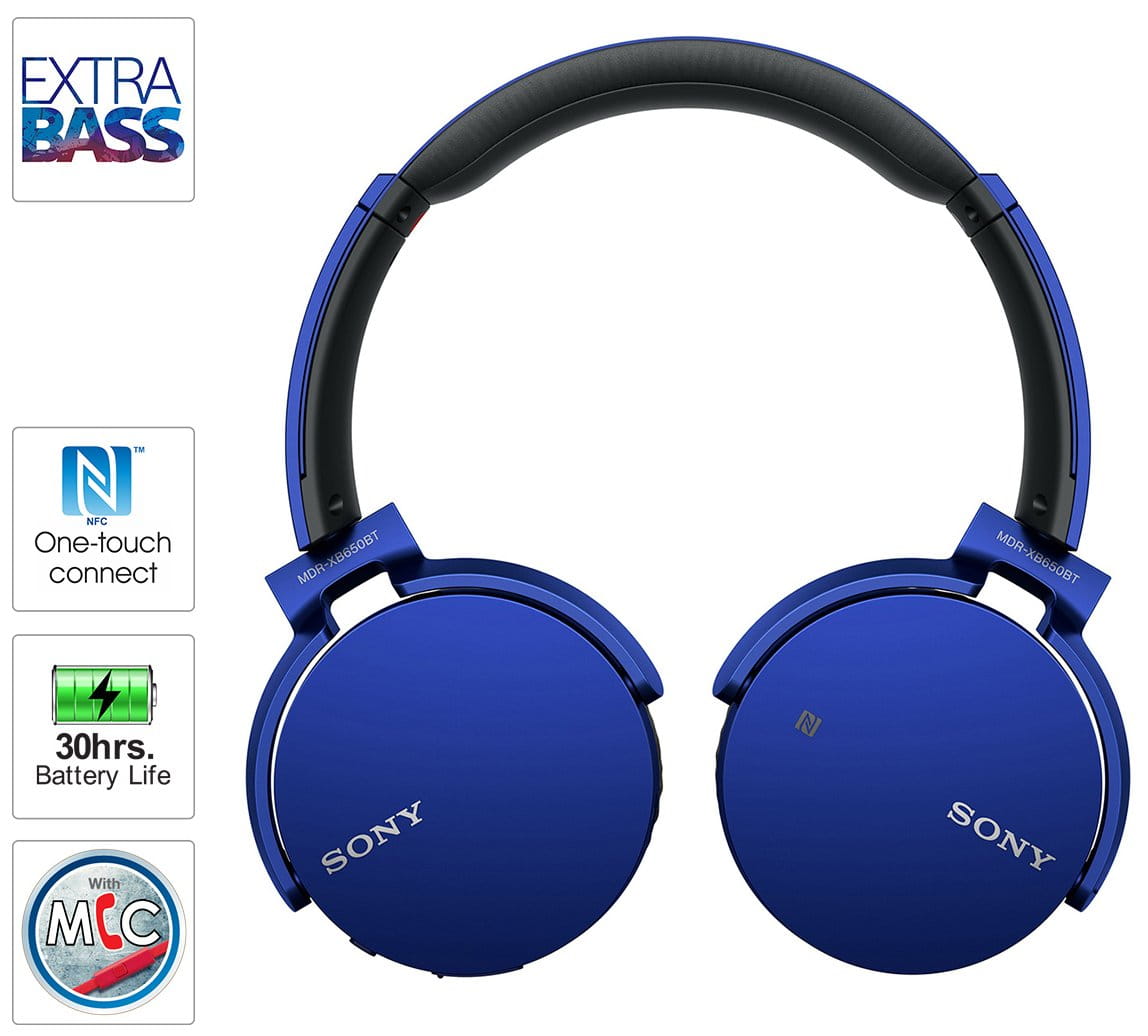 Słuchawki bezprzewodowe Sony MDR-XB650BT BT