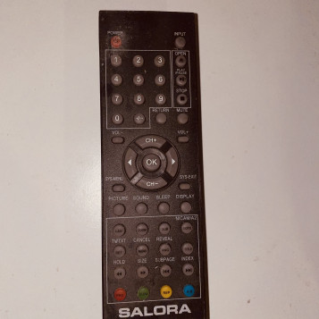 Oryginalny pilot Salora do TV LCD czarny