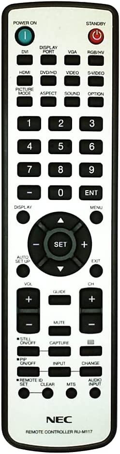 Oryginalny pilot NEC RU-M117 do monitora TV MultiSYNC