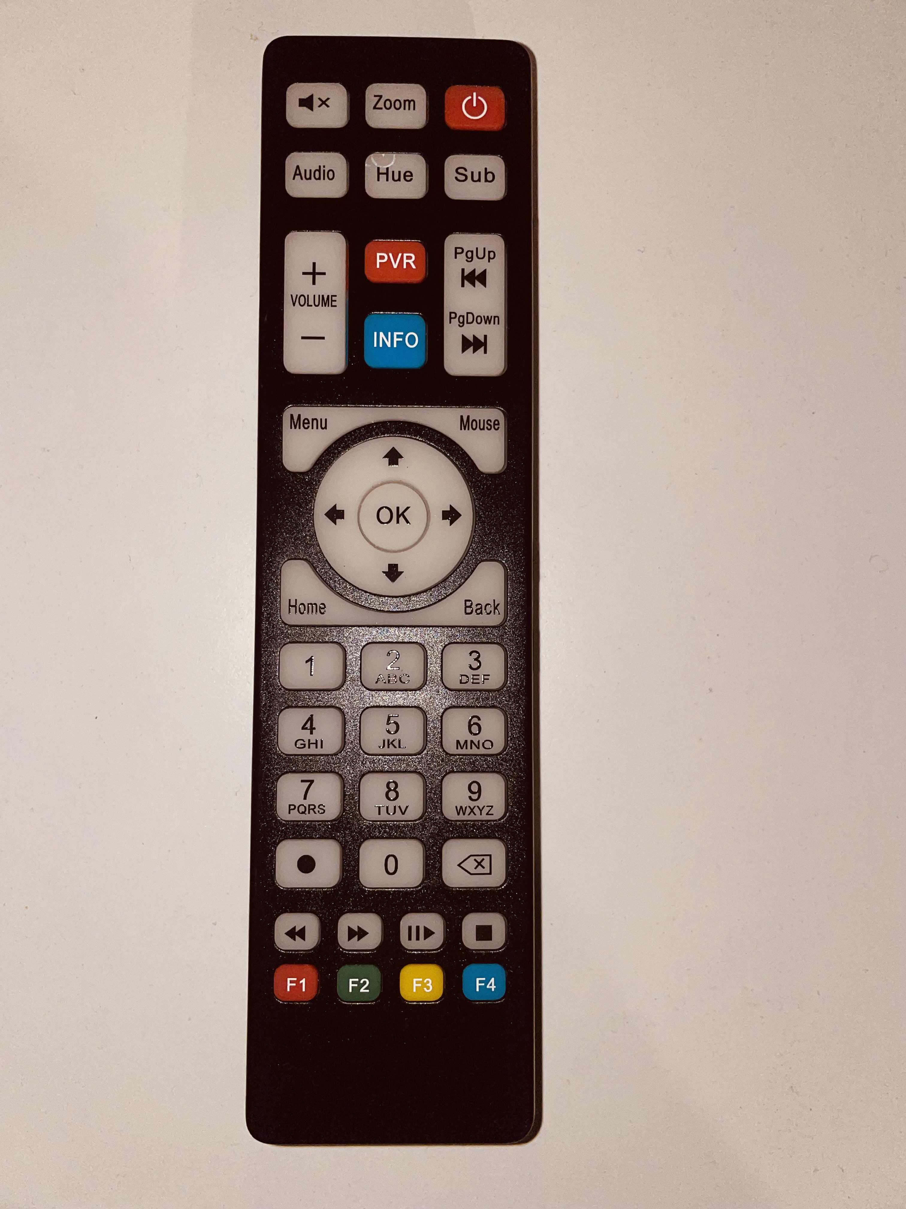 Pilot seniora do telewizora TV PVR