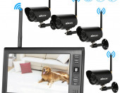 Monitoring WiFi 4 kamery 7 cali monitor LCD nagrywanie na karcie SD – zdjęcie 4