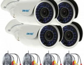 Zestaw monitoringu 4 kamery rejestrator FullHD 1080p 1TB ZEW – zdjęcie 3