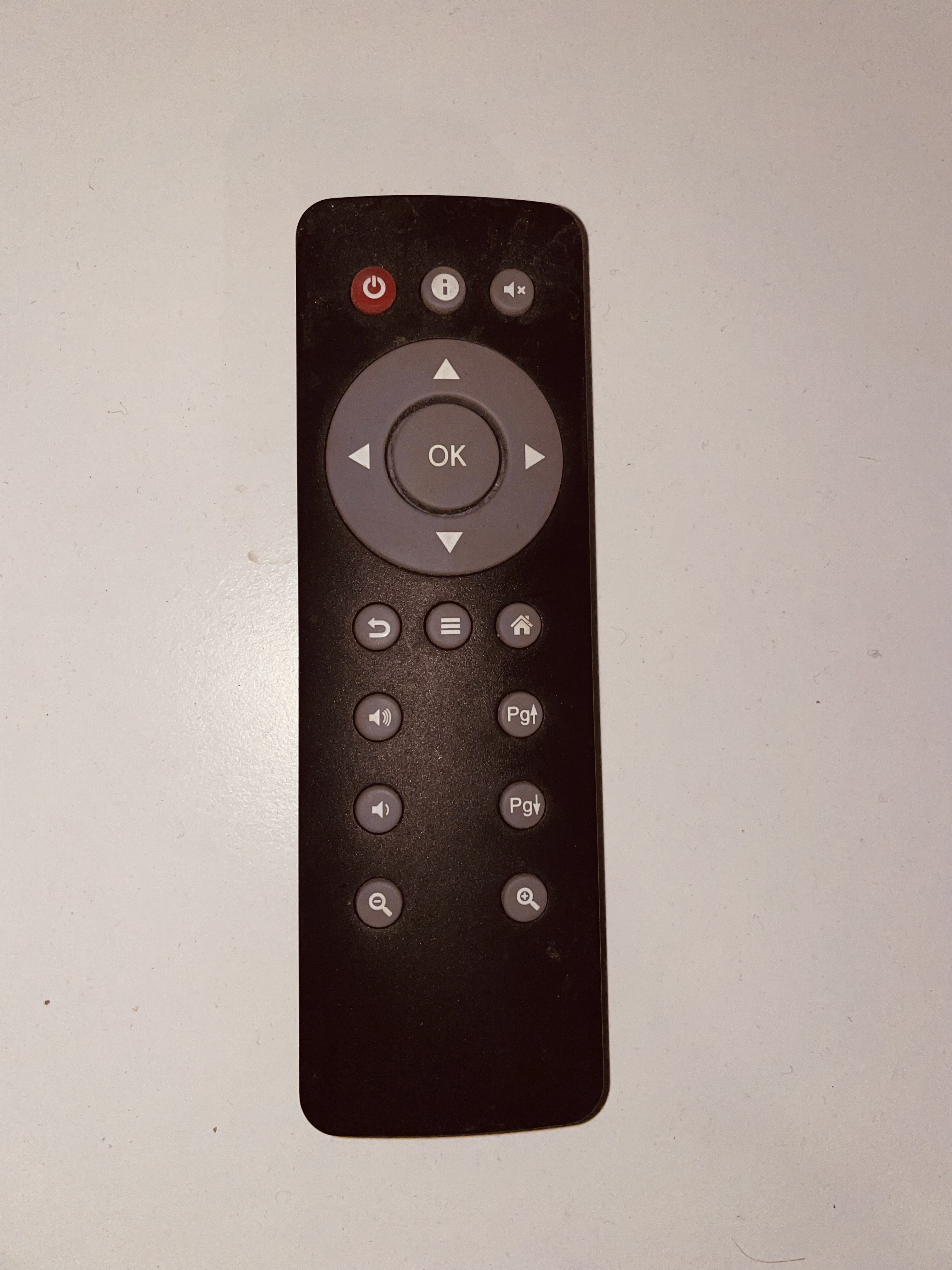 Pilot do dekodera tunera TV Boxa czarny