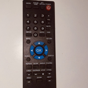 Pilot do sterowania TV telewizorem DVD USB CARD