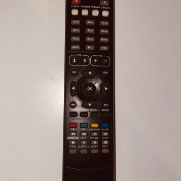 Pilot do telewizora TV STB RADIO DVR czarny