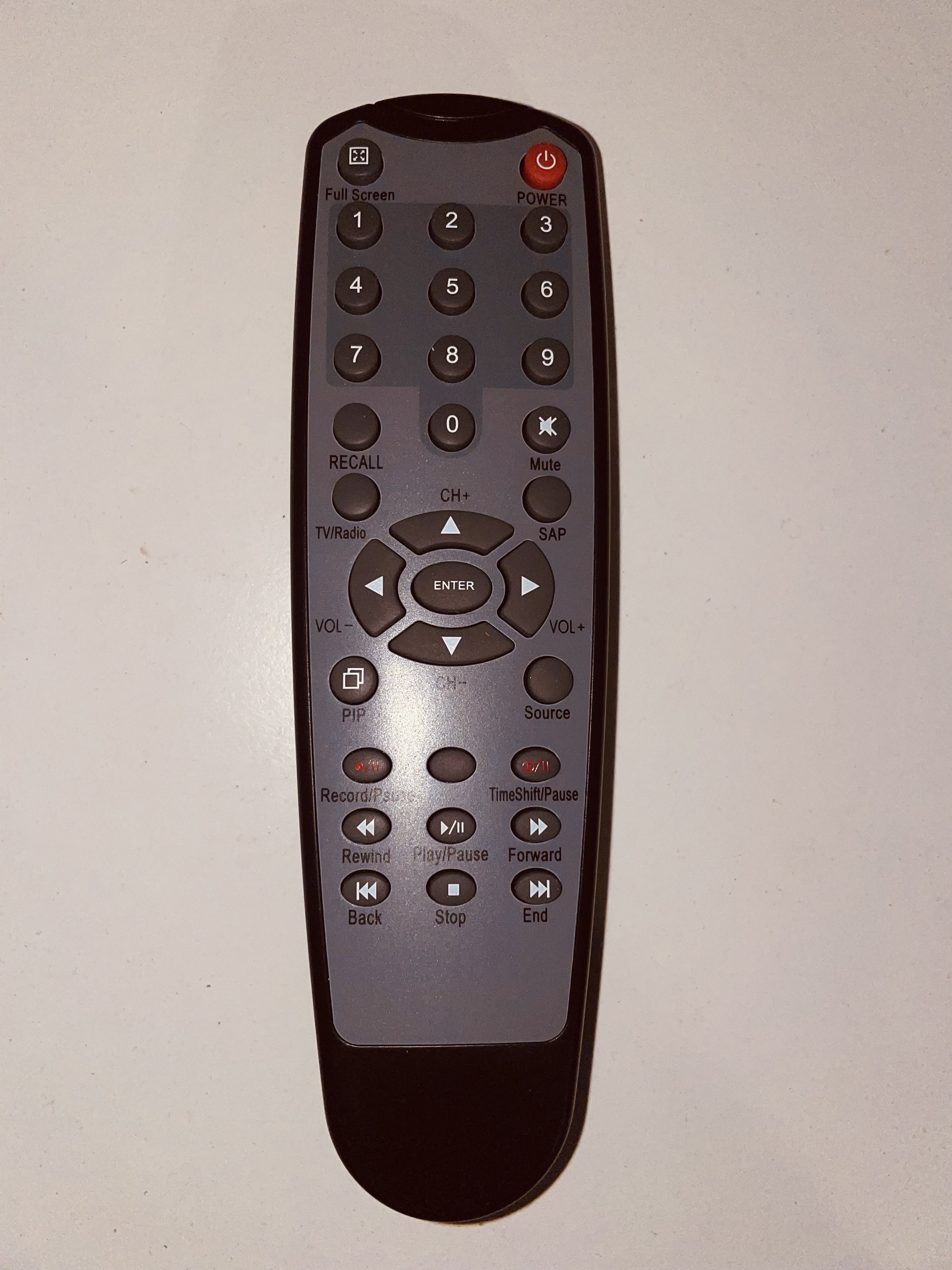 Pilot do telewizora TV FullScreen Recall