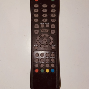 Pilot do starego TV telewizora czarny