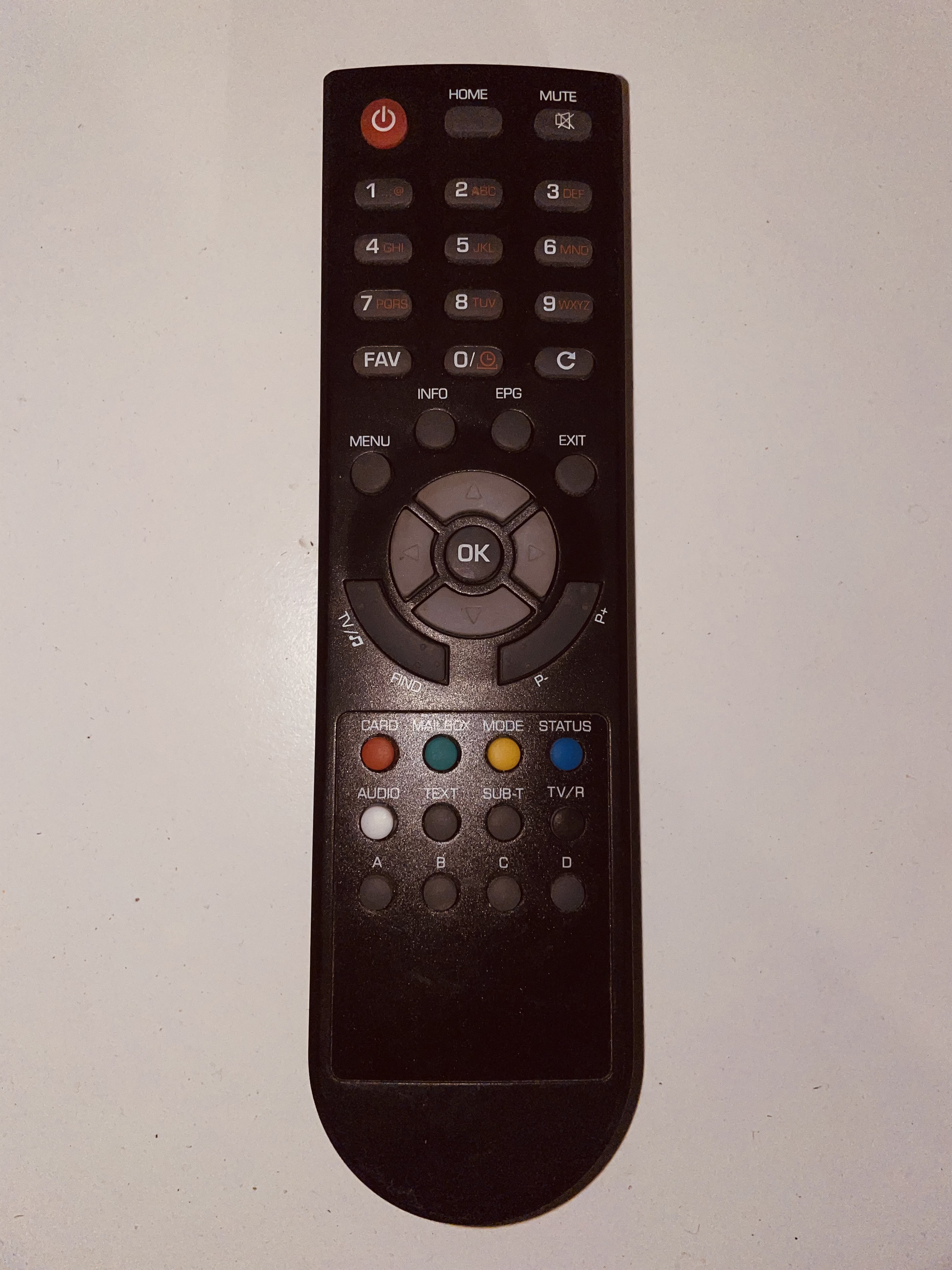 Pilot do starego TV telewizora E-RCU-016 Opticum z serii X80
