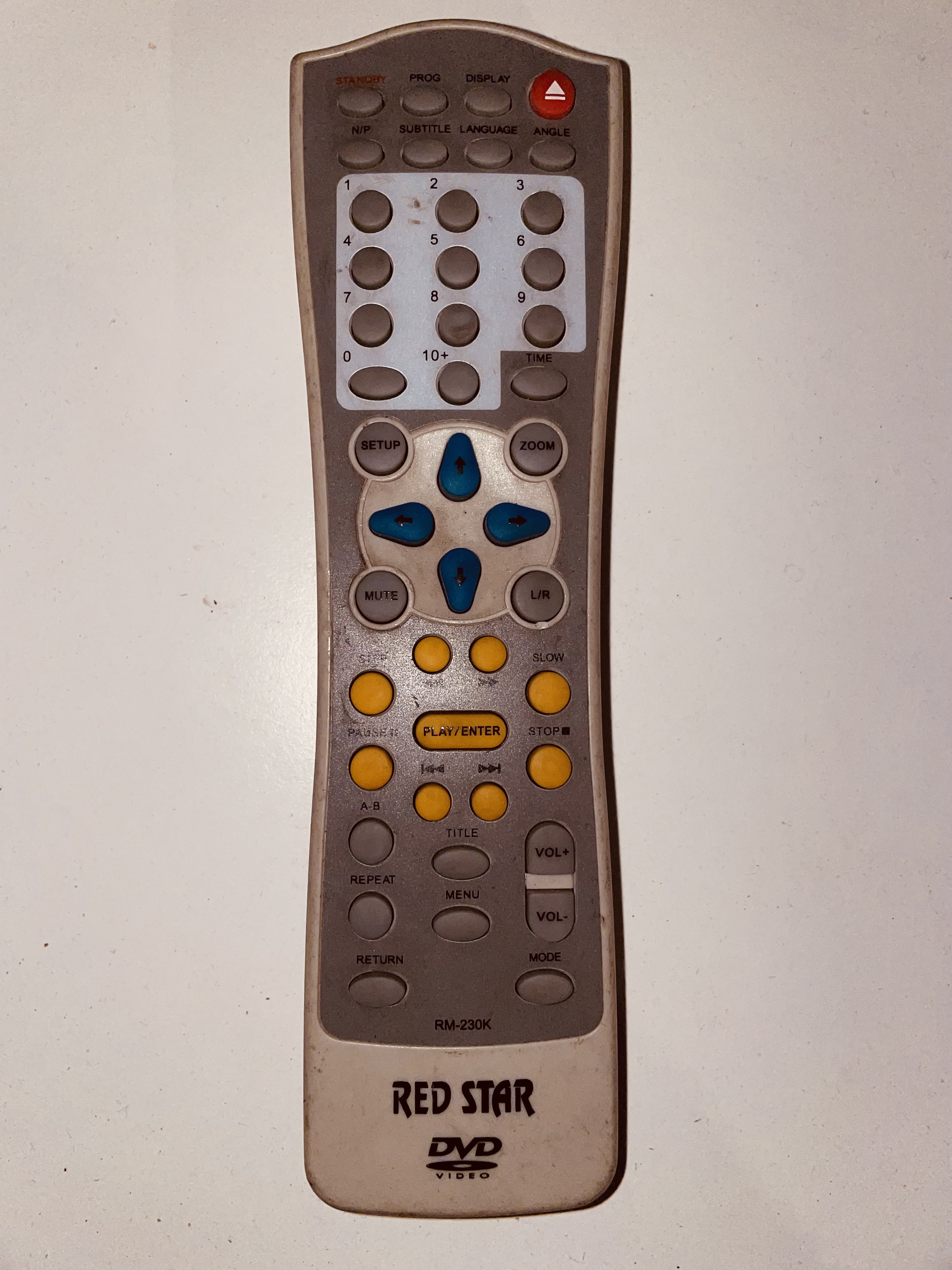 Pilot do starego TV telewizora RED STAR RM-230K