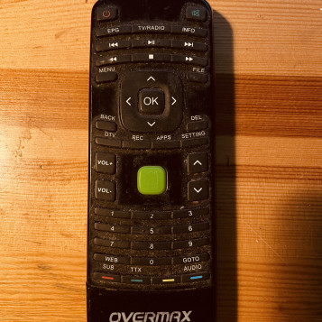 Pilot do telewizora TV Overmax