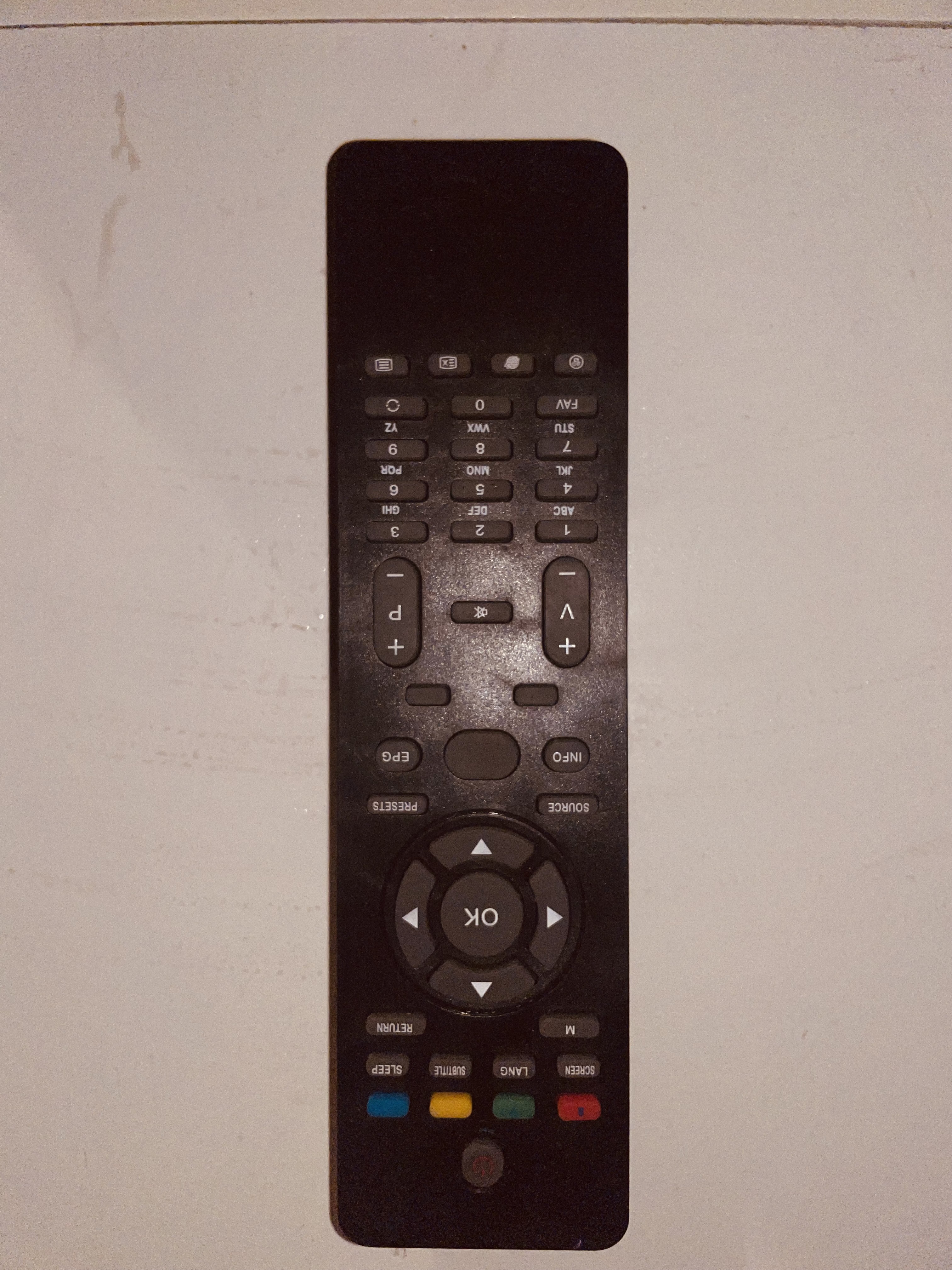 Pilot do starego telewizora TV BeLife czarny
