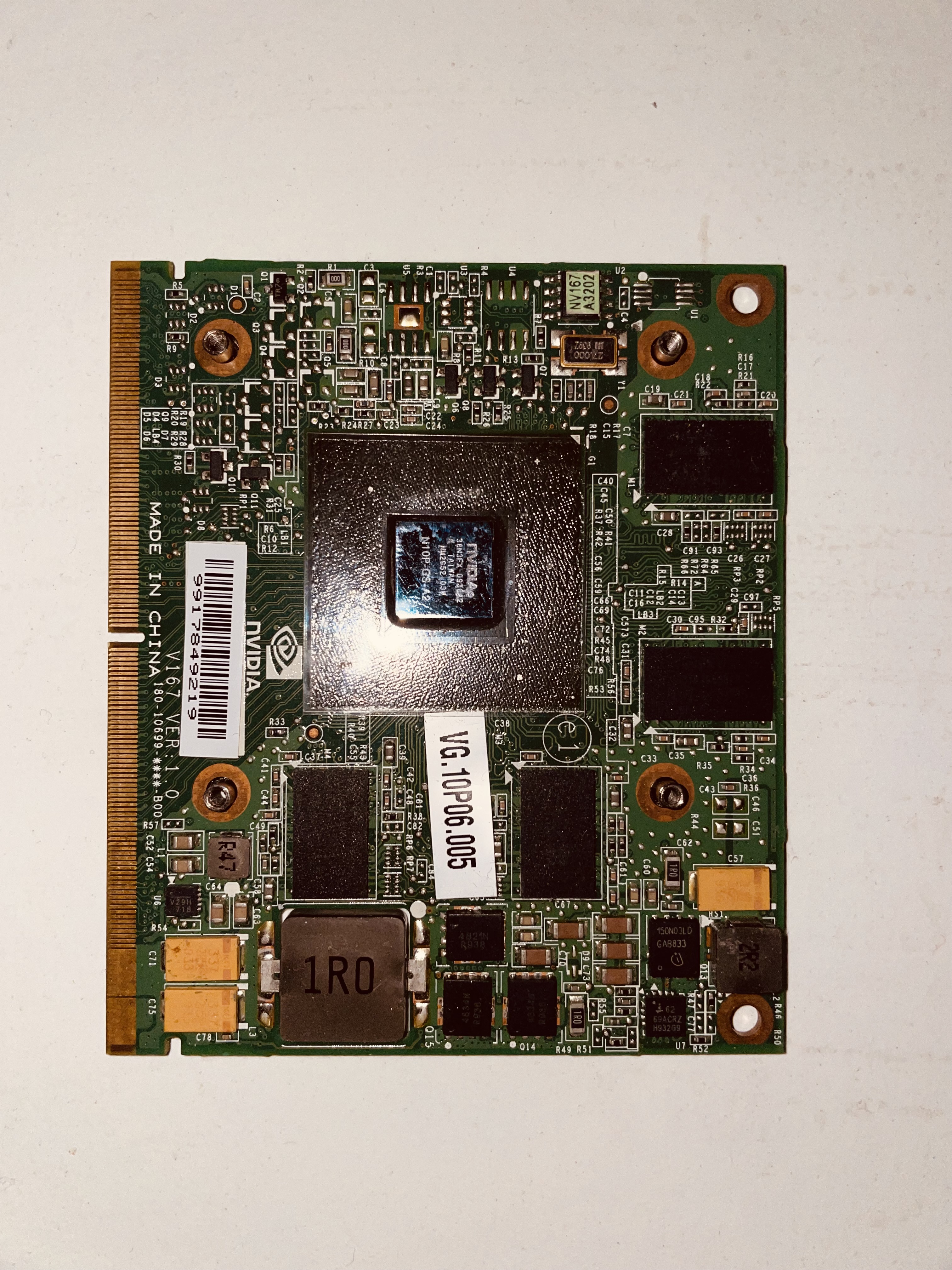 Karta graficzna GeForce GT 240M N10P-GS-A2 38N3FX 0936A2 NM2952.03W