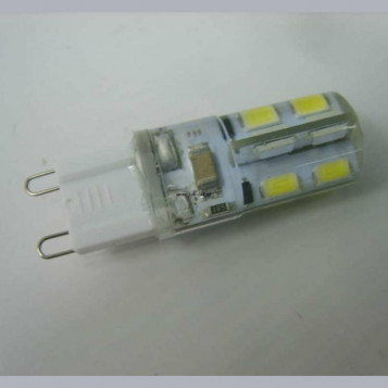 Żarówka G9 64 LED SMD 380lm 3.5W mini 15mm zimna