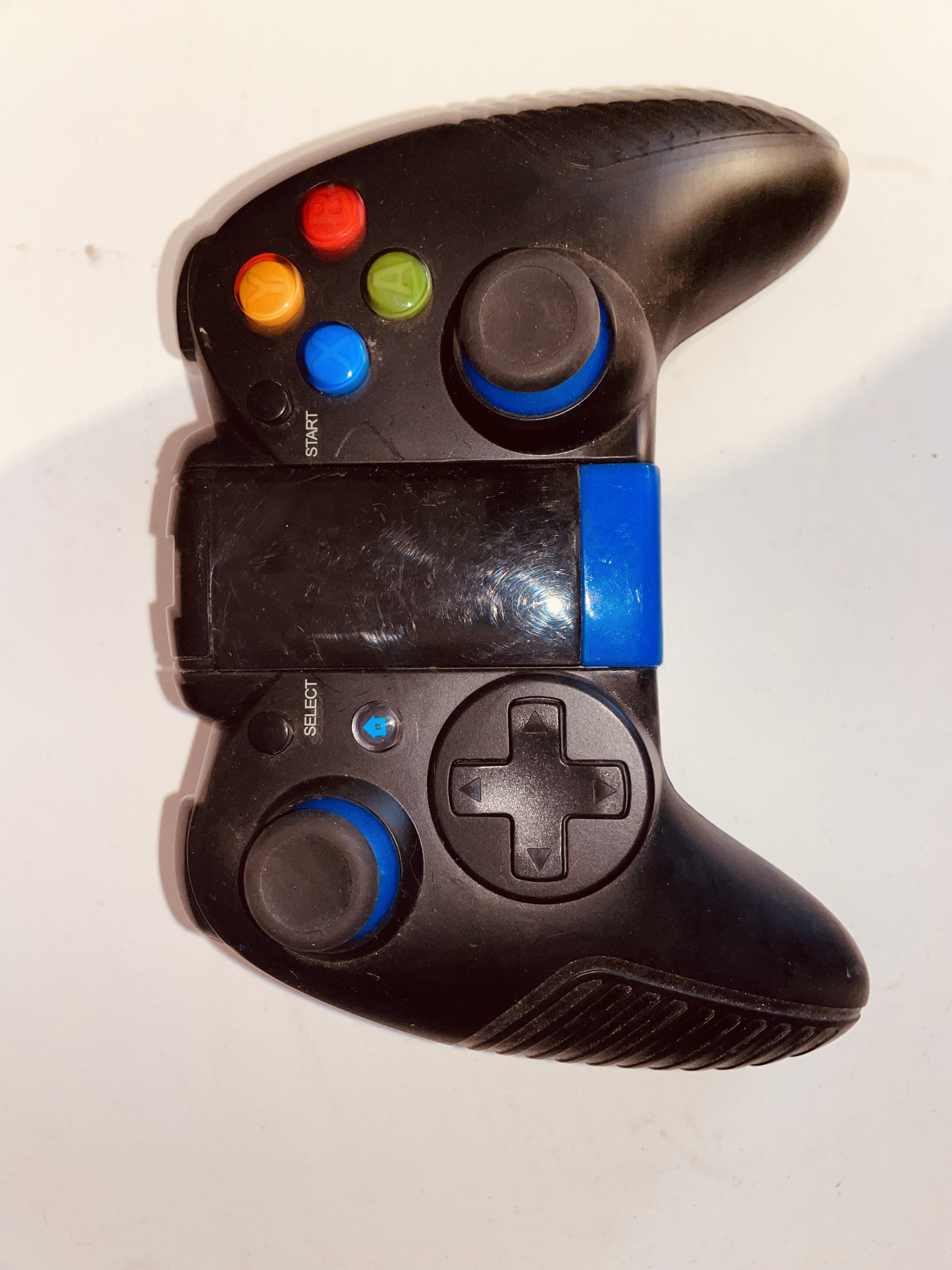 Kontroler pad gamepad do telefonu niebieski
