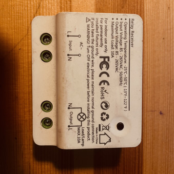 Radiolinia zdalnie sterowana Relay Receiver 10A – ogłoszenie