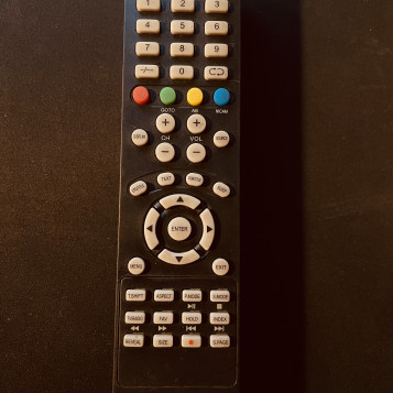 Oryginalny pilot do TV telewizora HKC czarny
