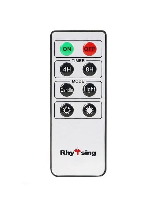 Oryginalny pilot do świec LED z funkcją timera Rhytsing