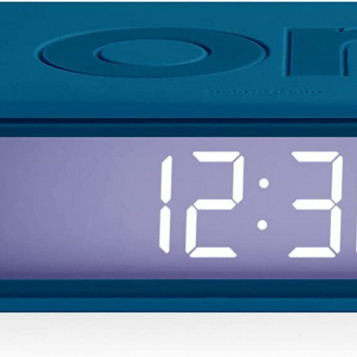 + LCD budzik GUBBER Kaczka niebieski Lexon FLIP (używany)