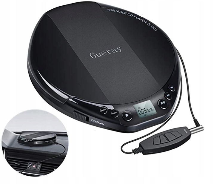 Odtwarzacz CD MD Discman Gueray ZL1903