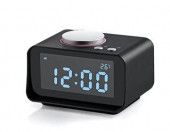 Wielofunkcyjny budzik z radiem FM LCD USB K1 – zdjęcie 4