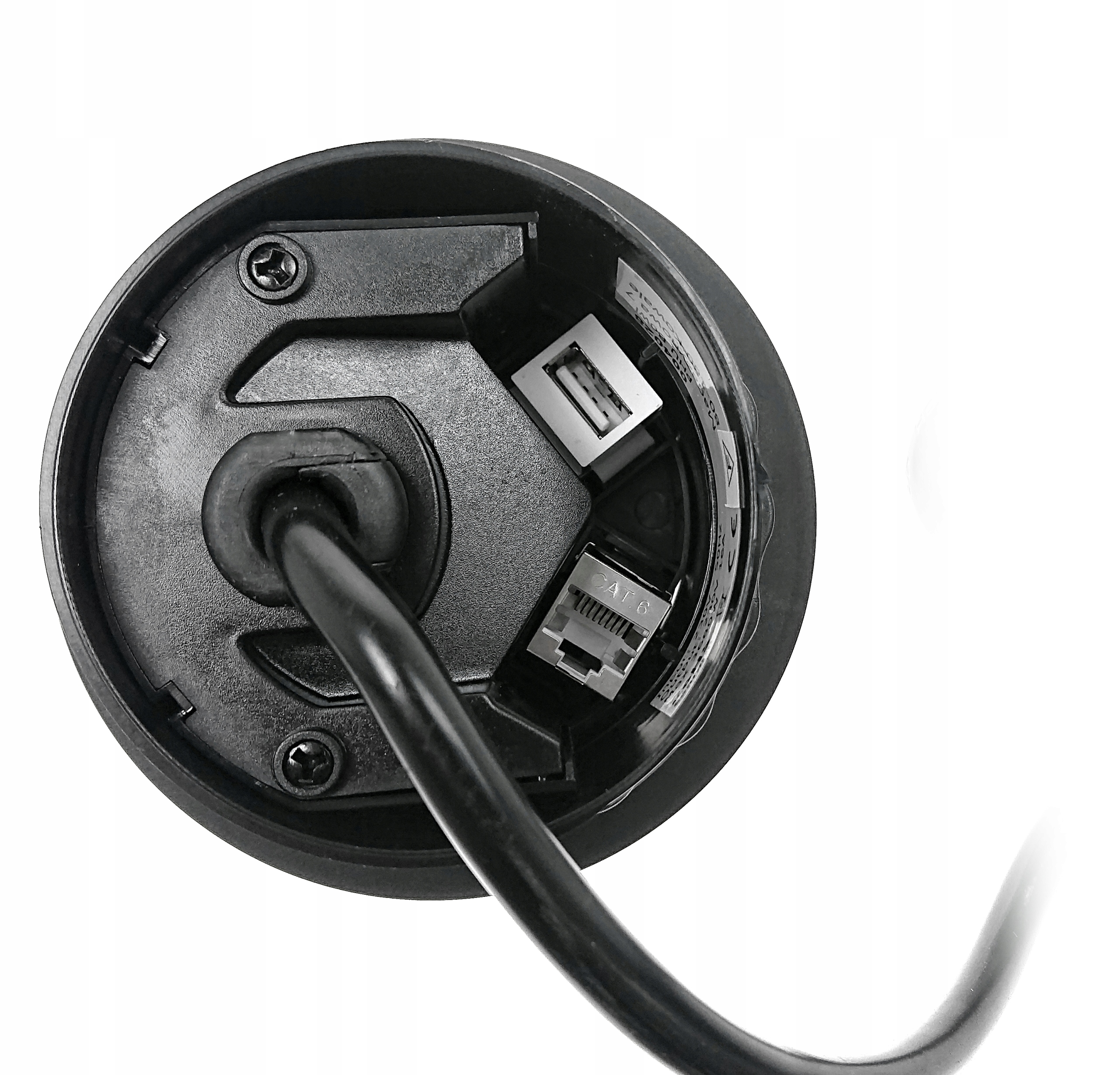 Gniazdo elektryczne Internetowe USB blatowe Power Port EMPCADMUS czarny