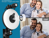 Kamera internetowa ze światłem i mikrofonem CoMokin USB Zoom 1080P – zdjęcie 2
