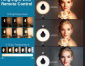 Kamera internetowa ze światłem i mikrofonem CoMokin USB Zoom 1080P – zdjęcie 3