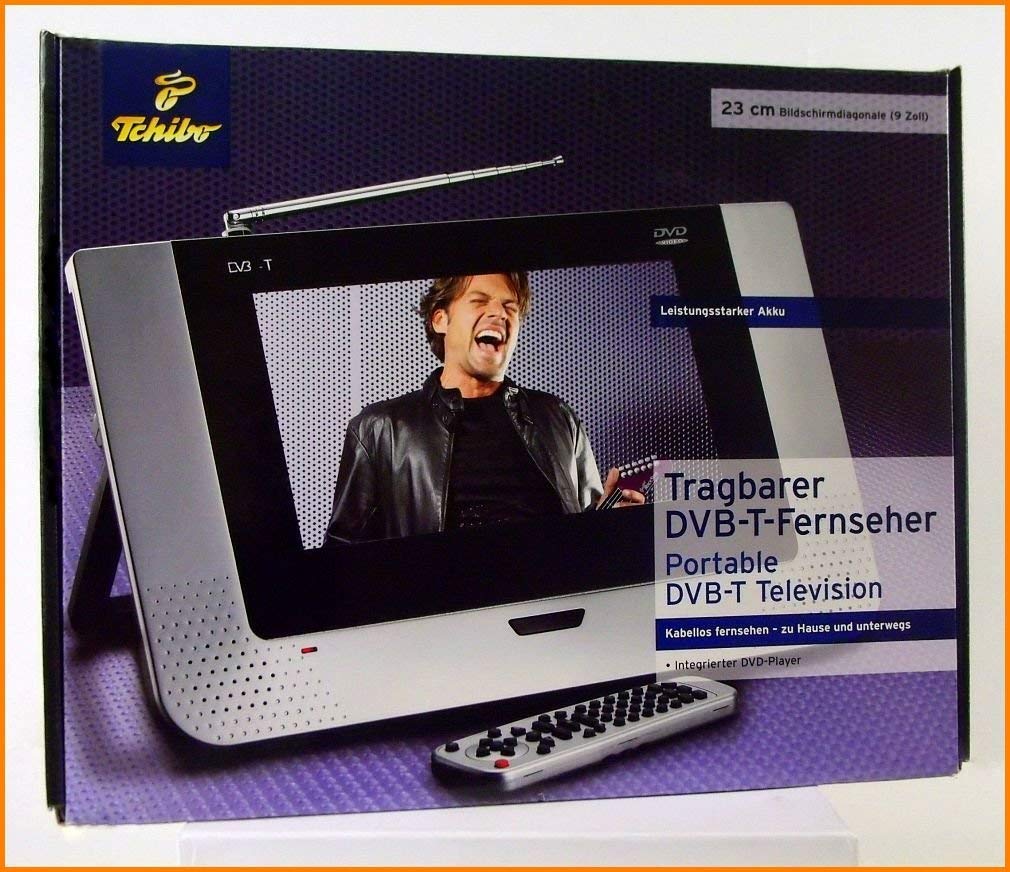 PRZENOŚNY TV LCD Tchibo 9 Z DVD DVB-T