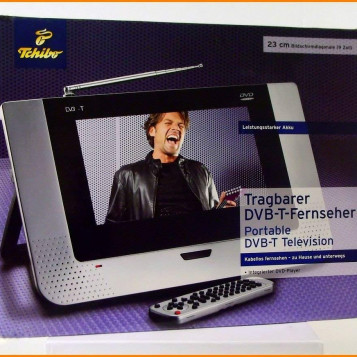 PRZENOŚNY TV LCD Tchibo 9 Z DVD DVB-T