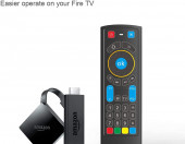 Inteligentny pilot Bluetooth z klawiaturą dla Amazon Fire TV/Fire TV Stick/Android TV Box – zdjęcie 1