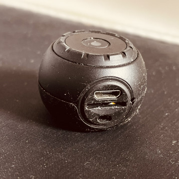 Szpiegowska mini kamera okrągła MicroSD magnes