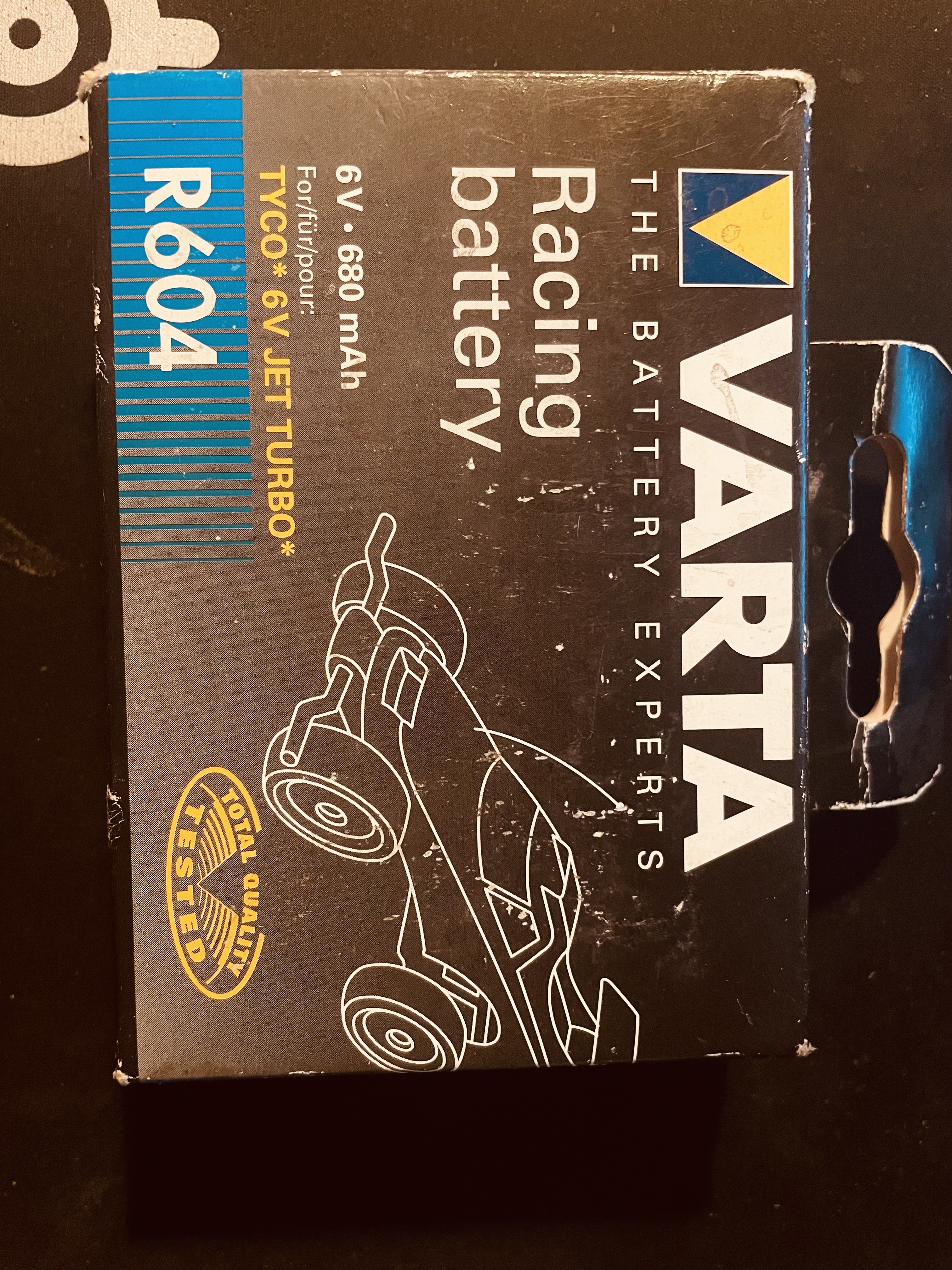 Akumulator bateria do RC Varta R604 6V 680mAh Racing Battery