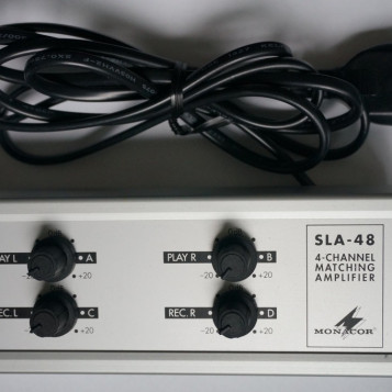 Wzmacniacz stereo Monacor SLA 48 4-kanałowy