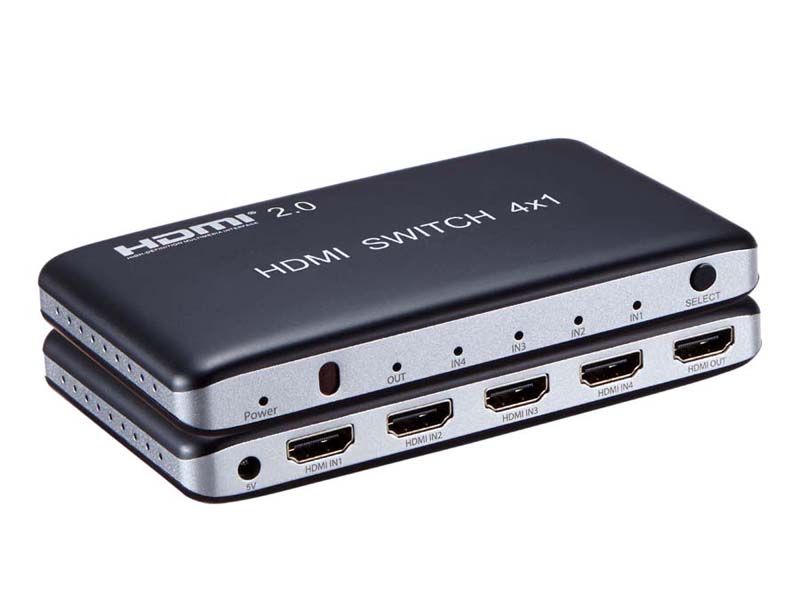 Rozdzielacz rozgałęźnik HDMI 2.0 Switch 4x1 4K60Hz