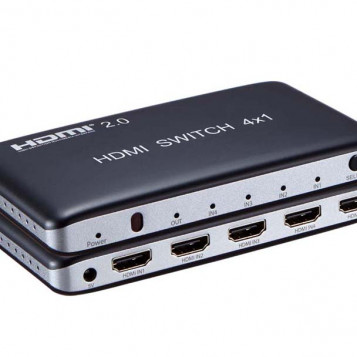 Rozdzielacz rozgałęźnik HDMI 2.0 Switch 4x1 4K60Hz