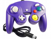 Kontroler pad do Nintendo TechKen Gamecube Wii fioletowy – zdjęcie 3