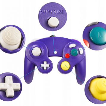 Nintendo TechKen Gamecube – kontroler pad (stan nowy)