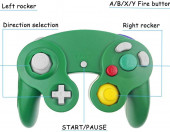 Kontroler pad do Nintendo TechKen Gamecube Wii zielony – zdjęcie 1