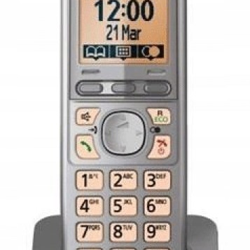 Bezprzewodowy telefon stacjonarny Panasonic KX-TGA672EX srebrny