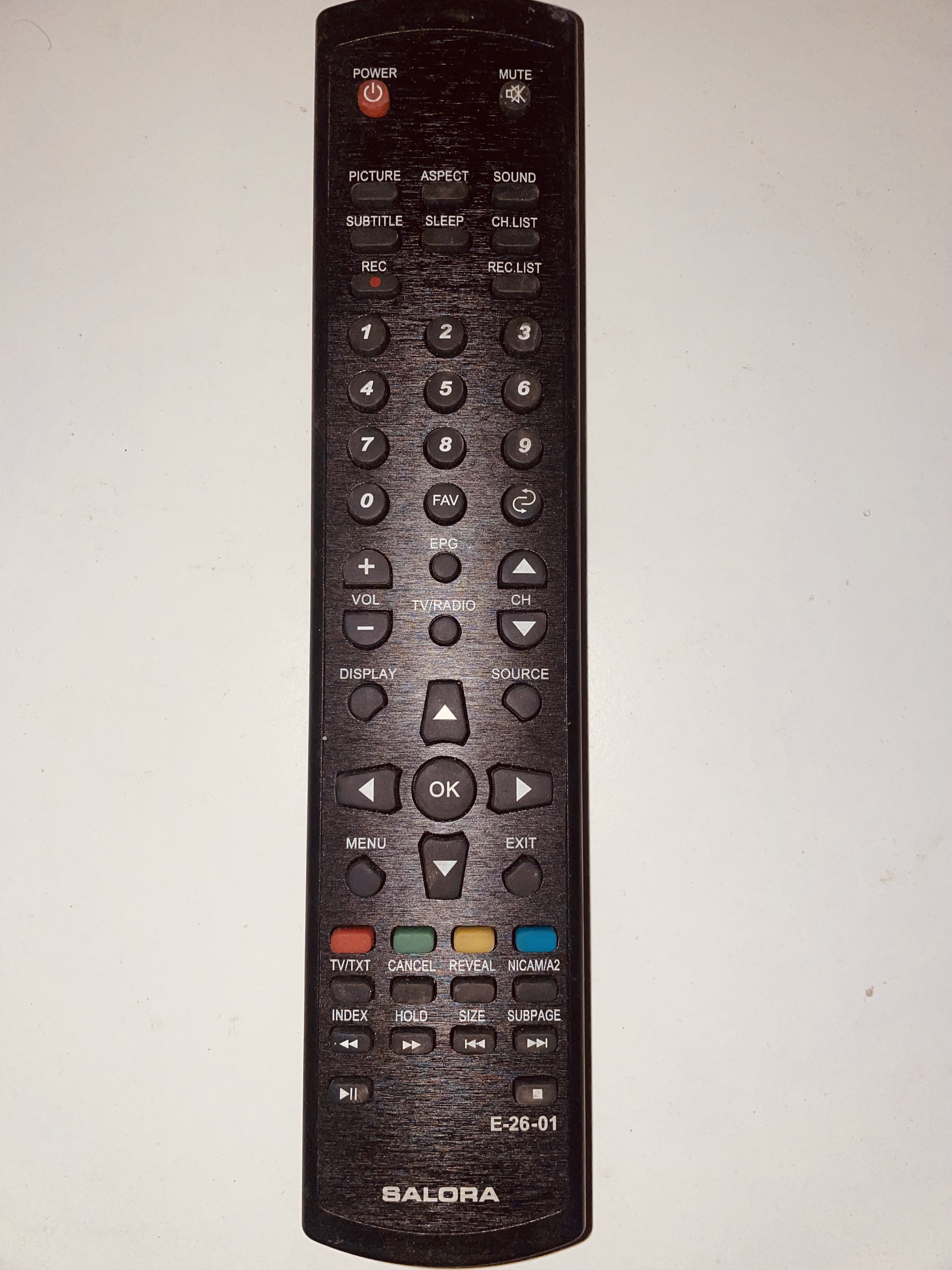 Oryginalny pilot do Andersson E-26-01 do TV LED 32SA