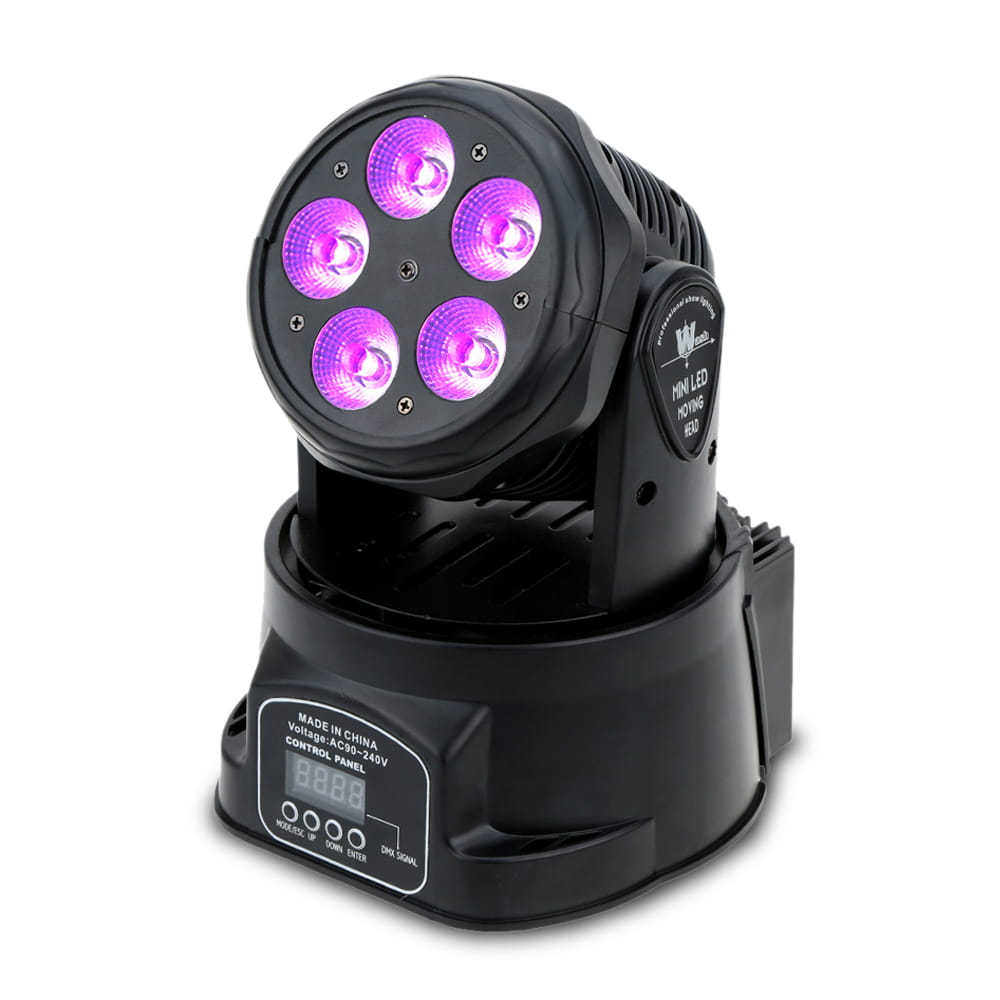 Głowa ruchoma led beam 5x15W RGBW 4w1 Lixada
