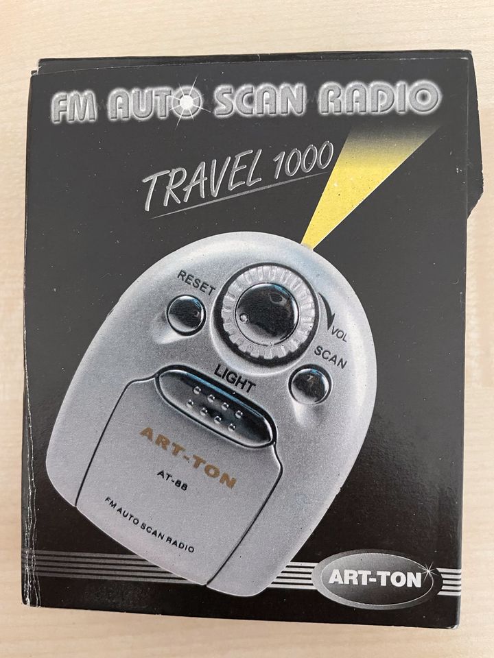 Automatyczny Auto Scan Radio ART-TON Travel 1000 FM
