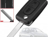 Obudowa pilota z kluczykiem Peugeot 206 207 407 CE0523 HU83 – zdjęcie 1