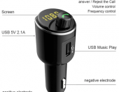 Transmiter samochodowy FM MP3 Bluetooth T21 – zdjęcie 3