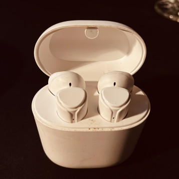 Słuchawki bezprzewodowe CSWID Bluetooth biały